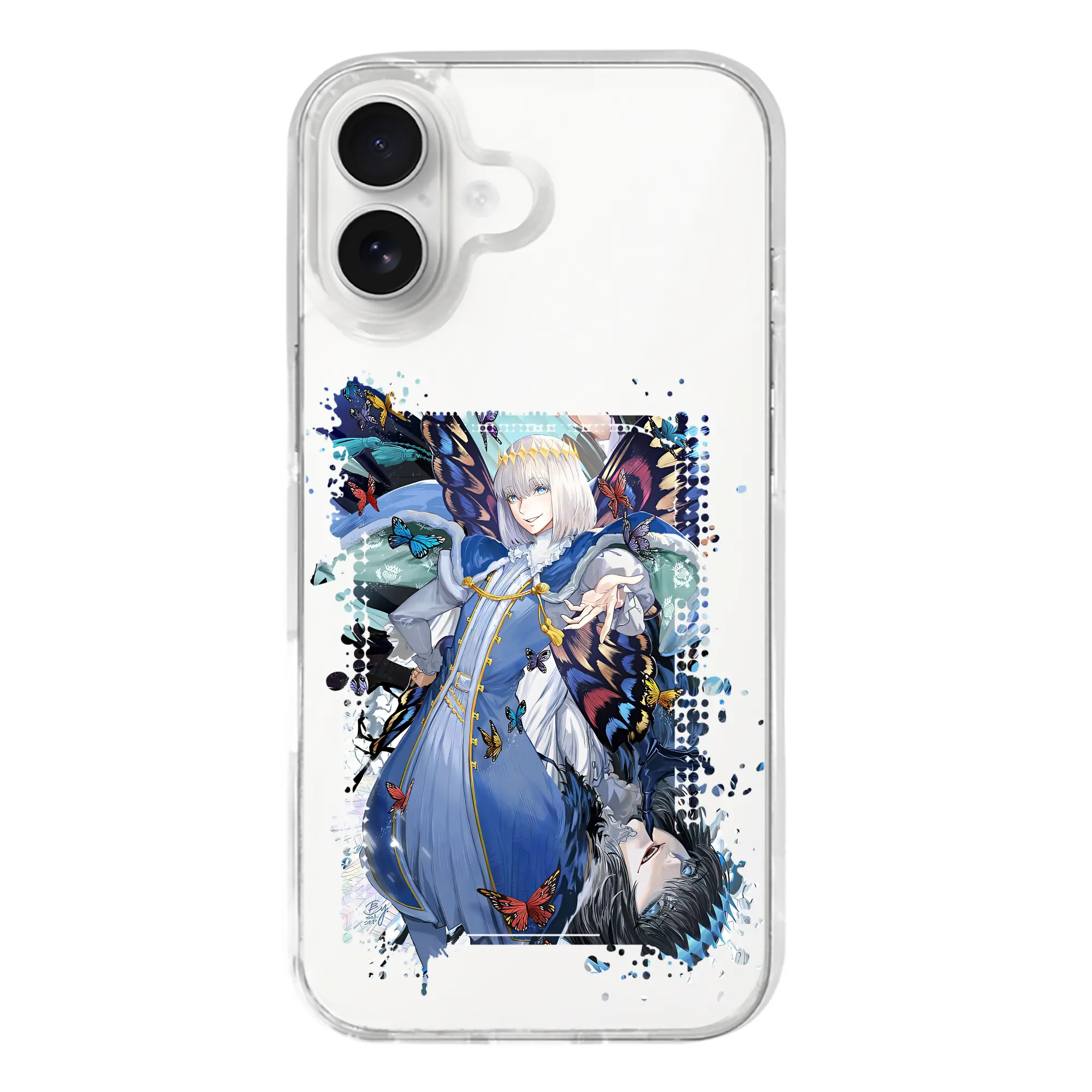FGO グッズ,オベロン - iPhone 17シリーズ 透明スマホケース – 薄型・耐衝撃・精密フィット保護カバー